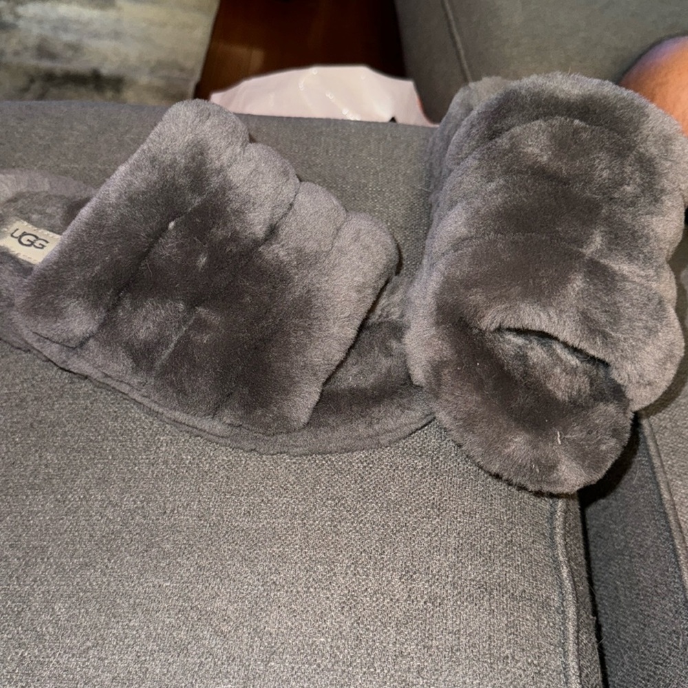 Ugg Fluff Slides Like New Condition - image 1